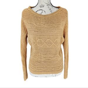 Abercrombie & Fitch marigold‎ yellow knit sweater Extra Small